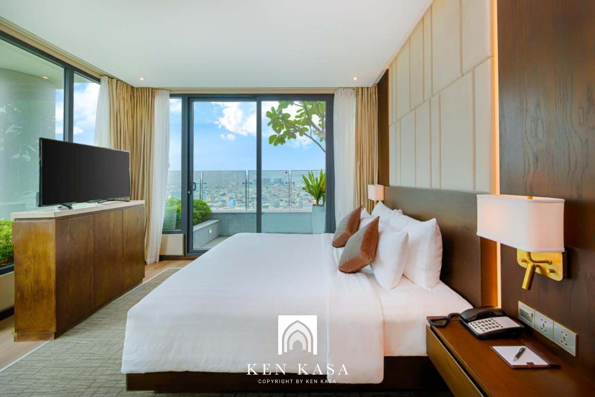 Mẫu phòng ngủ khách sạn hiện đại New Orient Hotel 